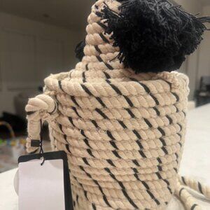 Zara Rope Bucket Crossbody Bag